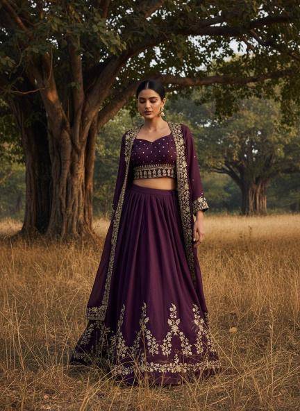 INDOWESTERN VF 227 GEORGETTE Lehenga choli bulk order suppliers in pune